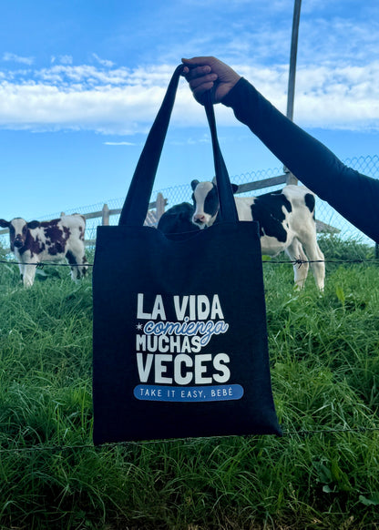 Tote bag - LA VIDA COMIENZA MUCHAS VECES